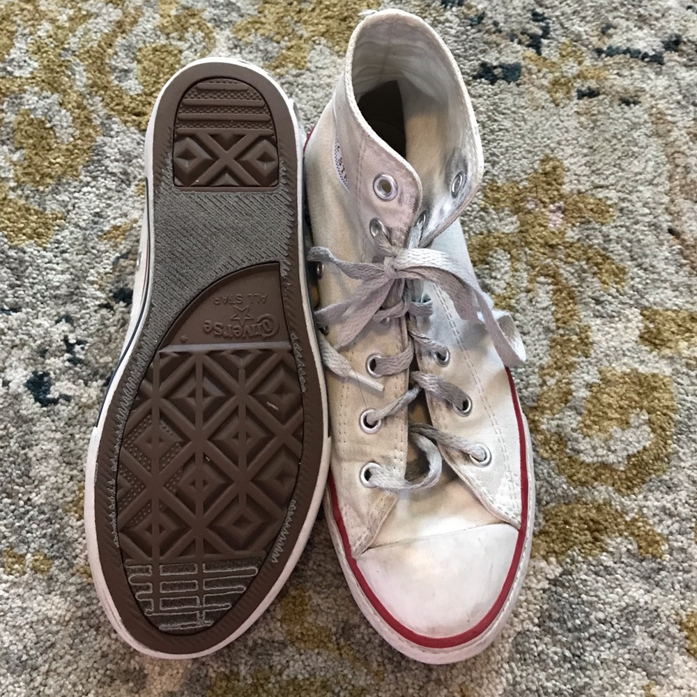 White high top converse - Picture 2 of 3
